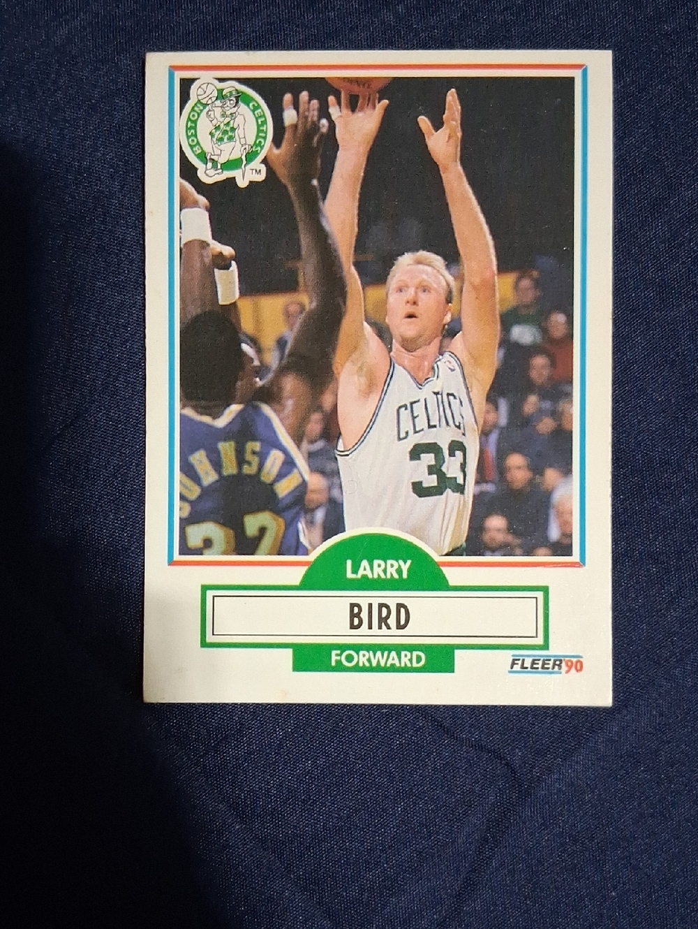 1990-91 Fleer Larry Bird Error Card - Rare!!!
